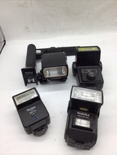 Vintage External Camera Flash Accessories Parts Repair Lot of 5 Read