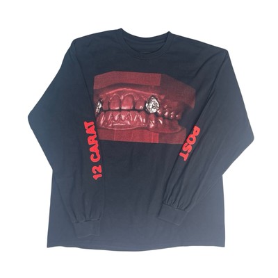 Post Malone 12 Carat Toothache XL Long Sleeve  Tour Concert Tee