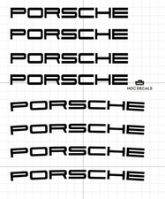 Porsche Caliper Custom Replacement Vinyl Decal , Custom Large