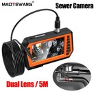 5M Pipe Inspection Camera HD 1080P Video Endoscope Sewer Drain Cleaner Camera — photo 1