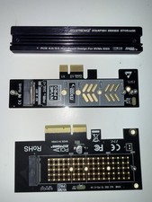 GLUTENG Starfish Series Storage PCIe x4 NVMe SSD Adapter Card Non-RAID 1 Port