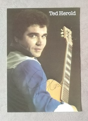 3596 Ted Herold Autogrammkarte original signiert