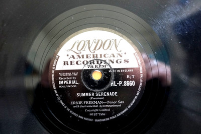 ERNIE FREEMAN 78 SUMMER SERENADE / INDIAN LOVE CALL  UK LONDON HLP 8660 E-/V+