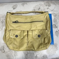 Marc  by Marc Jacobs Totally Turnlock Faridah Oversized Hobo yellow Distressed 