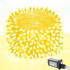 200LED 60FT Warm White LED Christmas Tree String Lights Outdoor Waterproof Tw...