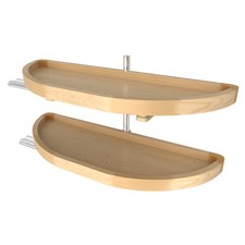 Rev-a-Shelf 32 Lazy Susan Half-Moon Shaped 2-...