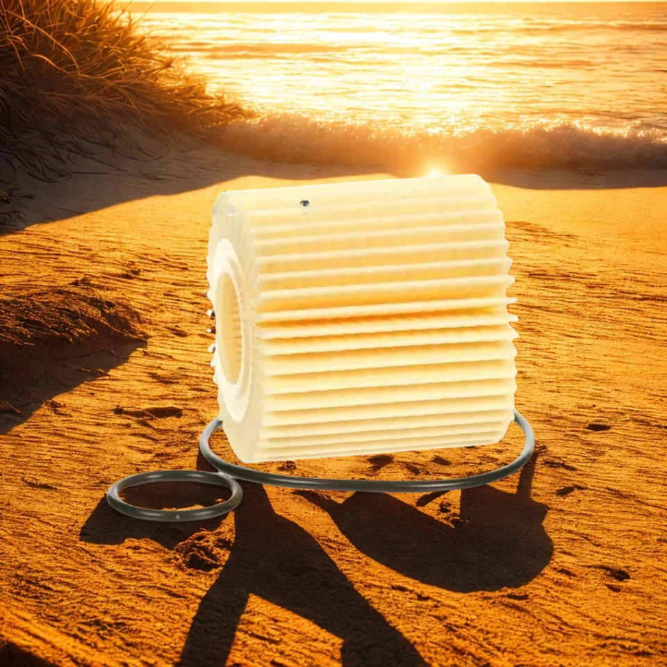 TOYOTA COROLLA PRIUS SCION IM XD OIL FILTER SET OF 5 GENUINE OEM 04152-YZZA6 - Image 4 of 4