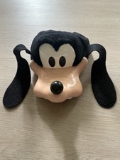 Vintage 90s Disney Goofy Snapback Hat Plastic Hard Face 90s Made in USA