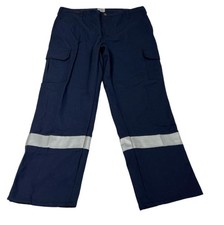 TYNDALE FR Twill Pants Navy HRC2 Work Constriction Cargo Pants Men's 40X30