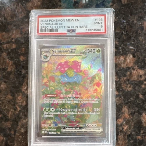 Pokémon Venusaur ex 198/165 SV151 Special Illustration Rare Holo PSA 9