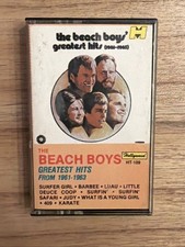 The Beach Boys Greatest Hits 1961-1963 Cassette Tape TESTED Surfer Girl 409