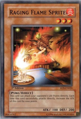 Raging Flame Sprite RDS-EN020 Rise of Destiny YuGiOh NM