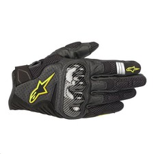 Alpinestars SMX-1 Air V2 Gloves - Black/Fluo Yellow - Small