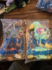 Avon Rembrandt  Little Bear Full-o-Beans With Feathers The Bird And Keychain