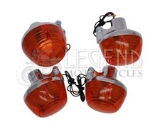 Honda CB400f Set Of 4 Indicators / CB CJ Blinkers Winkers -- D4-06