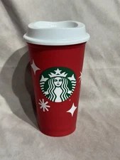Starbucks 2022 Reusable Holiday Red Cup 25th Anniversary - Limited Edition