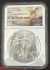 2016 AMERICAN SILVER EAGLE NGC MS70 30TH ANNIVERSARY JOHN MERCANTI SIGNED FDOI