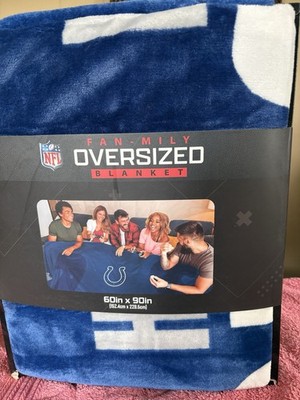 NFL Indianapolis Colts Oversized Throw/Blanket. 60  x 90 
