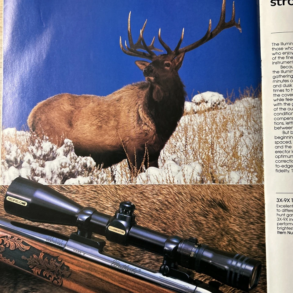 1984 REDFIELD RIFLE SCOPE AND MOUNT CATALOG, 75TH ANNIVERSARY - Image 4 of 4