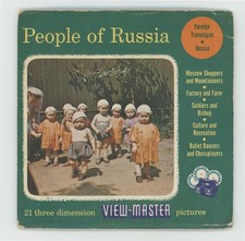 People of Russia 1957 View-Master Packet with Reels 2810-ABC