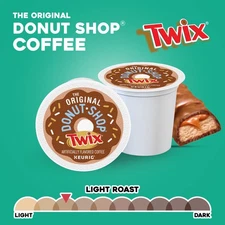 The Original Donut Shop, TWIX Flavored K-Cup Coffee Pods, 24 Count New