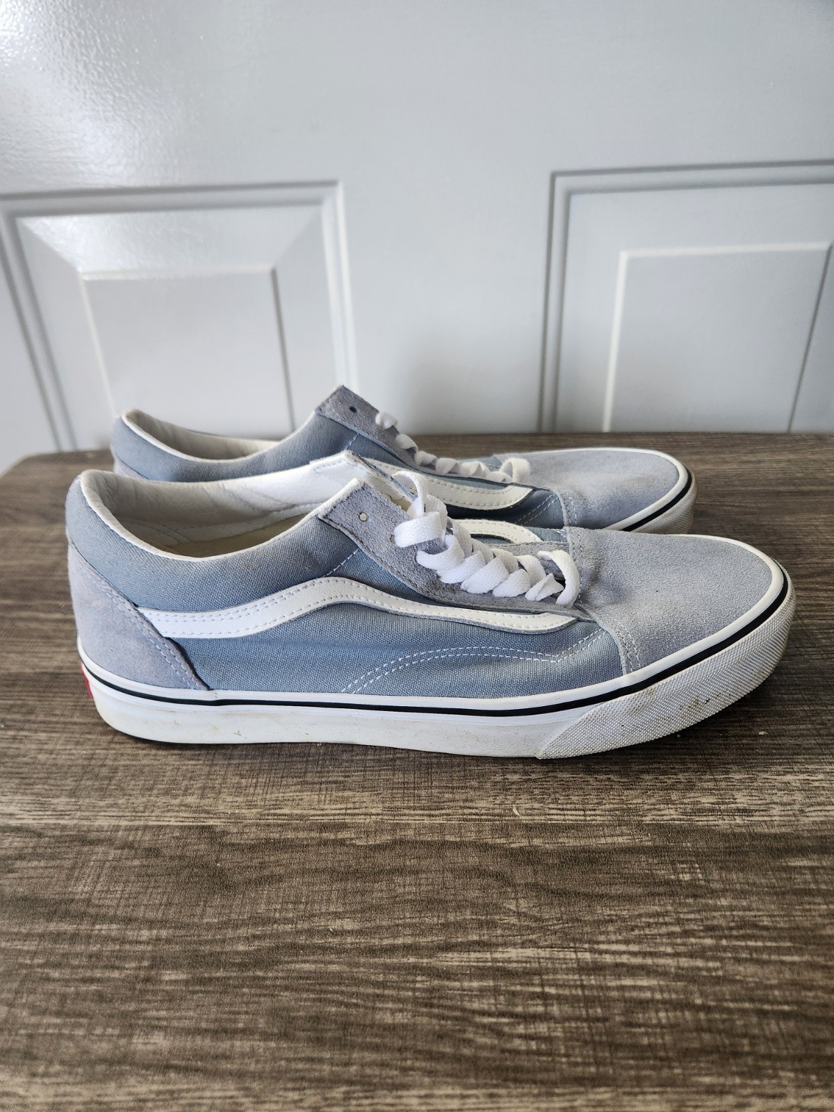 VANS Old Skool Stackform Suede Gray Platform 7213… - image 9