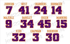 Phoenix Suns STICKER DECAL 1990's decade stars Johnson West Barkley Green Kidd