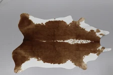 AROGAN Premium Faux Cowhide Rug 4.6 x 5.2 Feet, Sturdy and Large Size Cow Print