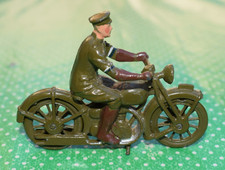 BRITAINS LTD #1791 vintage Royal Signals Motorcycle Dispatch Rider @1939