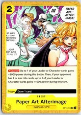 PAPER ART AFTERIMAGE - OP13-115 - CARRYING ON HIS WILL - ONE PIECE - NM