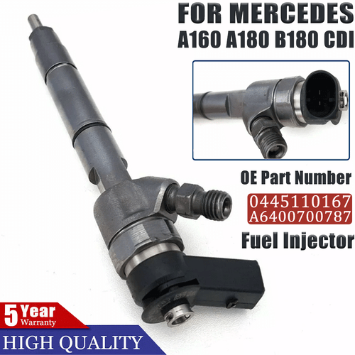 0445110167 Fuel Injector A6400700787 For MERCEDES A160 A180 B180 SMART FORFOUR - Picture 2 of 7