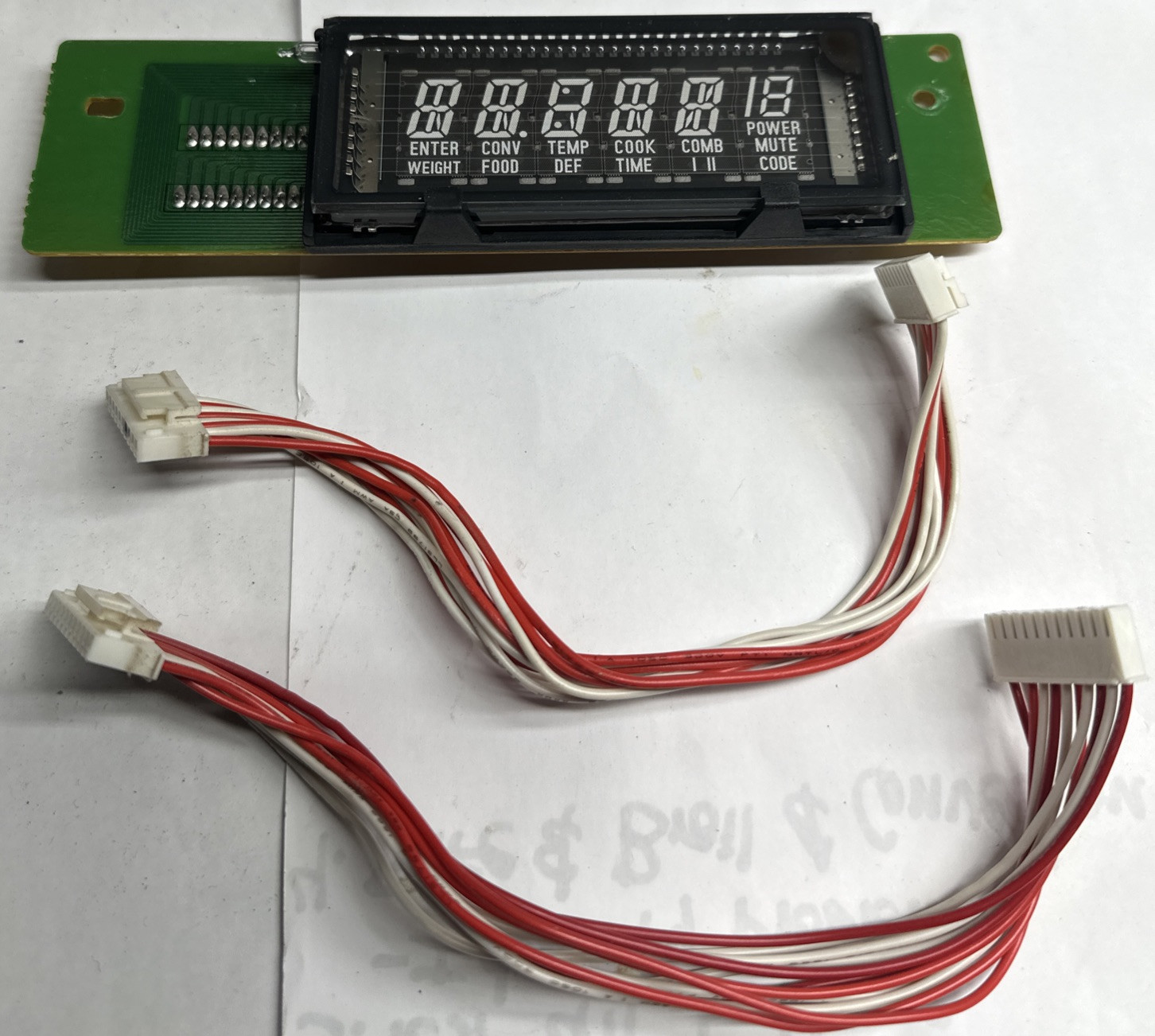Scheda Di Controllo Per Forno Microonde GE (usata) – Modelli WB27X1056, WB27X1055, WB27X10300