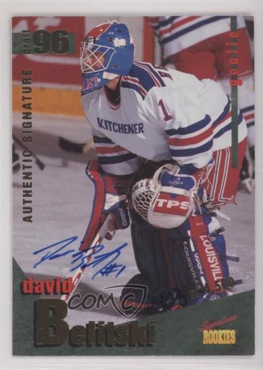 1995 Signature Rookies Draft 96 Auto /4500 David Belitski #3 Auto 10qe
