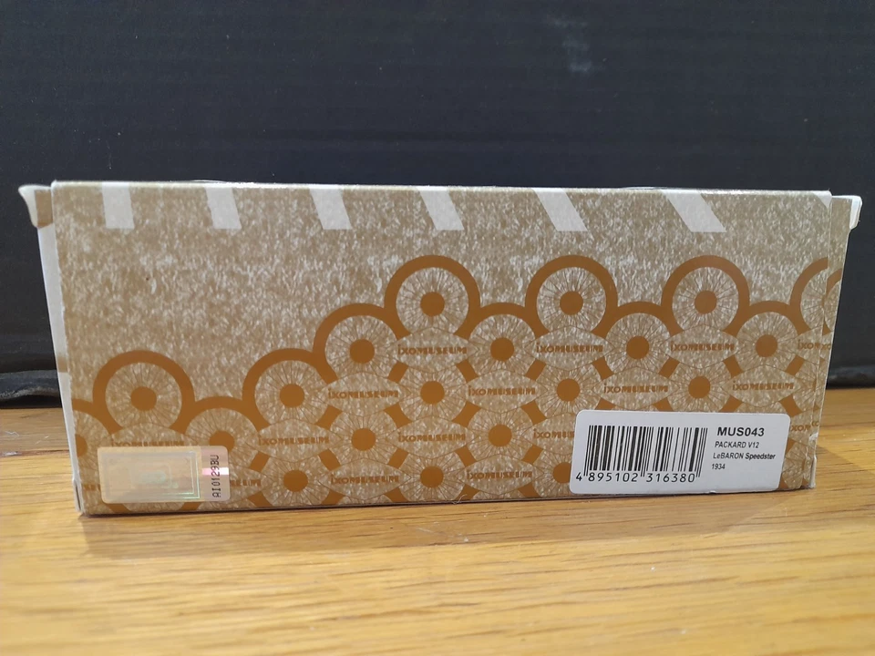 IXO MUSEUM MUS043 1934 PACKARD V12 LeBARON SPEEDSTER COCHE FUNDIDO A PRESIÓN 1:43 EN CAJA Foto 4 de 4