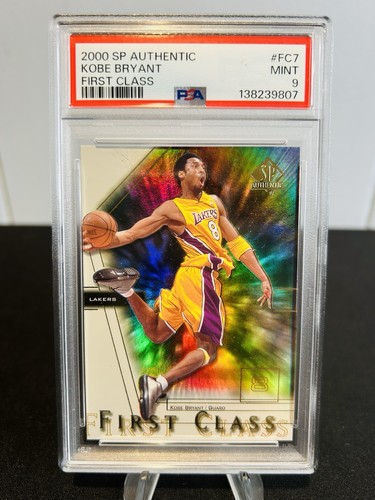 🔥2000 SP Authentic First Class #FC7 Kobe Bryant PSA 9