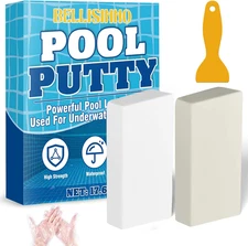 Epoxy Putty, 17.6 oz. Pool Putty, Underwater or Above Fast Repair, Fix Leaks, Cr