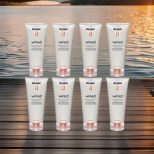 8 PACK  RUSK WIRED CREAM FLEXIBLE HOLD 6 OZ HAIR STYLING CREME / GEL / POMADE