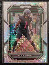 2023 Panini Prizm Draft Picks Noah Sewell RC Rookie #191 Mojo Prizm /25