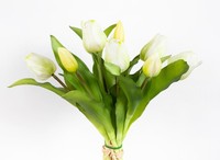 Tulpenbund Nature Real Touch 32X26Cm Mit 10 BlüTen LM Kunstblumen KüNstliche