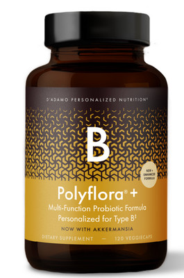 D'adamo Polyflora + Multifunction Probiotic (Blood Type B) - 120 capsules