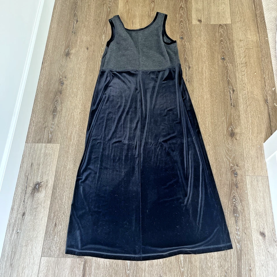 Maxi Vestido Carol Anderson Terciopelo Talla L Comodidad Clásico Minimalista Evento Imperio Foto 4 de 4