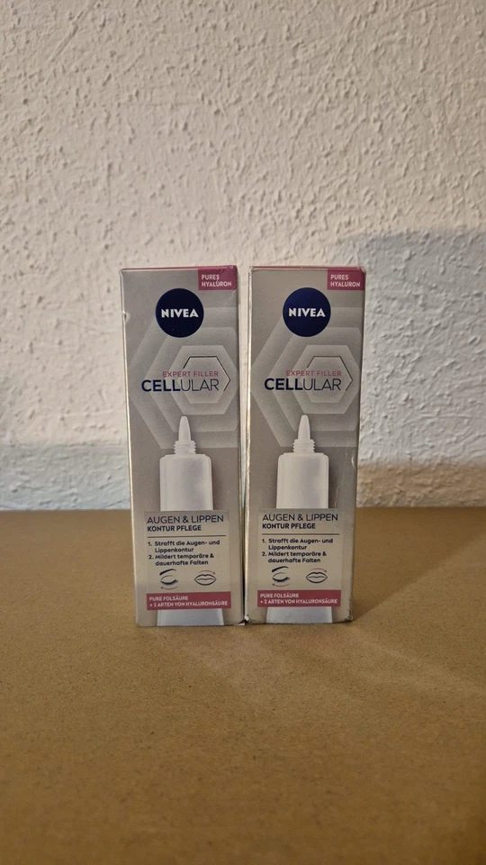 2x NIVEA Cellular Expert Filler Augen & Lippen 2x 15ml
