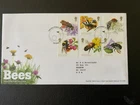Great Britain 2015 #3417-3423 Bees - 2 FDCs
