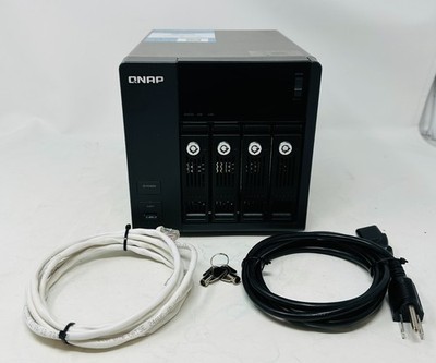 QNAP TVS-471 4-Bay NAS Intel i3 3.50GHz 16GB RAM Maxed 8TB WD Red Pro Array Keys