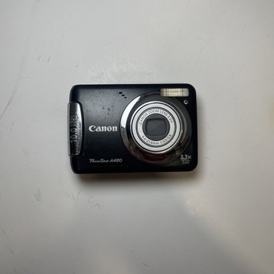 Canon PowerShot A480 Compact Digital Camera 10MP | Tested & Working