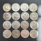 New Listing16 Kennedy Half Dollar Coins From 1964 to 1968 40% Silver Circulated