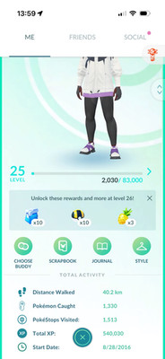 Pokemon Acc Go - 2016 Legacy - 25x Guaranteed Lucky Trades