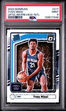 2024 PANINI DONRUSS OPTIC RATED ROOKIE PREVIEW-INTERNATIONAL YVES MISSI PSA 9
