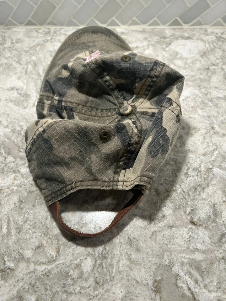 Browning Green Camo Ladies Cap Pink Logo One Size Fits All - Image 4 of 4