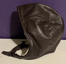 Broner Leather B-3 Pilot Flight Hat Aviator Cap Lambskin Flyer Bomber New Tags